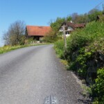 Aufstieg auf der Rufibergstrasse
