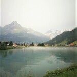 künstlicher Stausee Eugenisee. Stausee Eugenisee