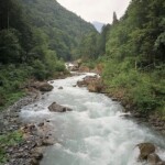 Engelberger Aa in ihrem Element Immer wieder Blick auf die Engelberger-Aa