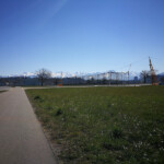 Alpenpanorama beim Militärflugplatz Emmen Militärflugplatz Emmen