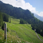 Vorfreude auf die folgende Abfahrt. Abfahrt