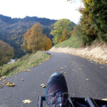 Abfahrt hinunter nach Marbach Abfahrt
