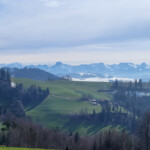 Aussicht vom Ulmizberg in die Berneralpen. Berneralpen